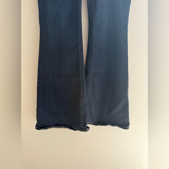 Paige High Rise Bell Canyon Wide Leg Jeans Women’s SZ 32 Dark Wash Boot Cut - Picture 3 of 11